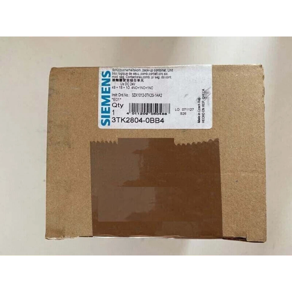 3TK2804-0BB4 SIEMENS Safety Relay Brand New in Box!Spot Goods Zy - Image 1 of 1