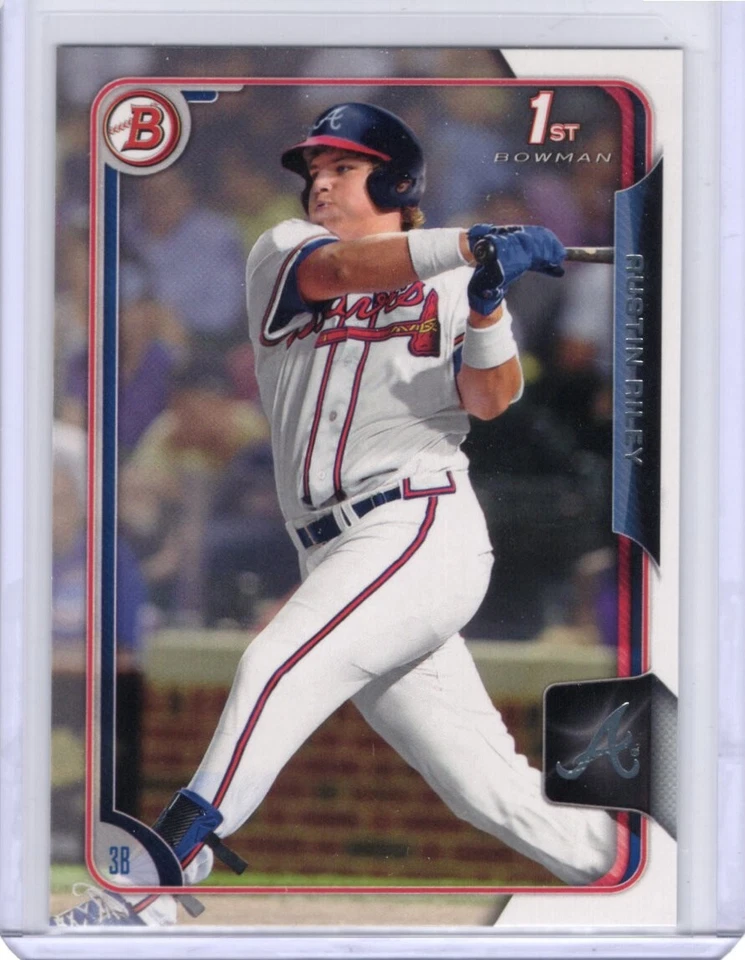 2015 Bowman Draft #157 Austin Riley 1st RC Rookie Card - Image 1 of 2