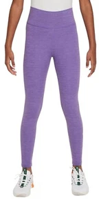 Nike Girl's Dri-Fit One Heather Leggings FZ5617-521 - Picture 1 of 3