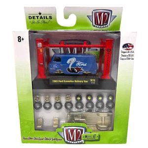 M2 Machines CHASE Model-Kit 1965 Ford Econoline Delivery Van R15 1:64 Diecast  - Bild 1 von 7