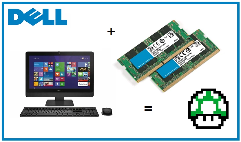 8GB -2x4GB Memory RAM Upgrade for Dell Optiplex 3030 ALL IN ONE AIO PC - Image 1 of 1