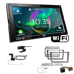 JVC Autoradio WiFi Apple CarPlay Android Auto für Opel Corsa C charcoal-metallic - Bild 1 von 7