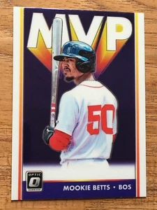 2019 DONRUSS OPTIC BASEBALL MOOKIE BETTS MVP CARD No.1 Red Sox - Picture 1 of 2