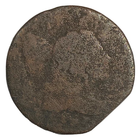 1795 Liberty Cap Large Cent - Plain Edge - US 1c Copper Penny Coin Cover