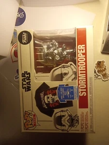 Sealed Funko Pop Tees Star Wars Chrome Stormtrooper Medium Tee Shirt - Bild 1 von 8