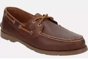 Sperry Men's Leeward 2 Eye Boat Shoes Honey Brown Sts25102 Size 8.5 Wide - Picture 1 of 1