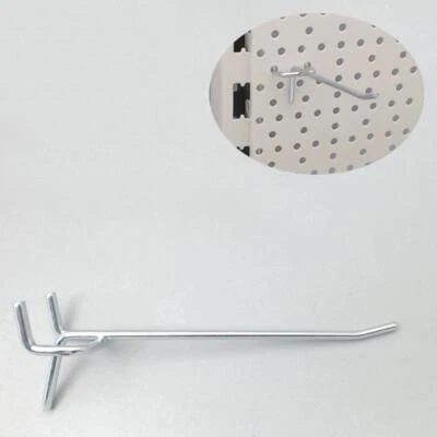 MARKENLOS HE122= 50 Einfachhaken L12cm ZA 25 für Tegometall Lochwand RL Tego Einzel Haken