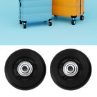Noiseless Luggage Suitcase Replacement Wheel Rubber Swivel Caster Wheel 80x24mm