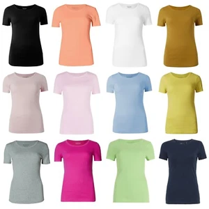 New Pure Cotton Top Short Sleeve Round Neck Famous High Street Store T Shirt Tee - Picture 1 of 24