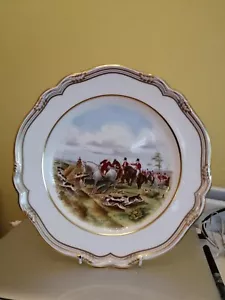 Fine Spode Hunting Scenes cabinet plate -The Find - Picture 1 of 2