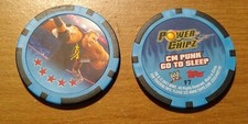 2011 Topps WWE Power Chipz Finishing Moves #F7 CM Punk Go To Sleep