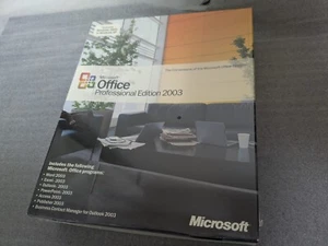 Microsoft Office Professional Edition 2003 Full Version Seal Boxed - Photo 1/6
