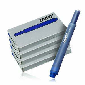 4 paquetes, cartuchos de tinta originales para pluma estilográfica Lamy, T10, azul lavable, 20 en total - Imagen 1 de 1