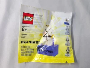 New LEGO Bricktober Ninja Princess Magnet Minifigure Week 1 1999 - Picture 1 of 2