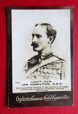 OGDENS GUINEA GOLD 1901 CIGARETTE CARD PROMINANT OFFICERS  No 108  IAN HAMILTON 