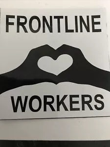 Front Line Workers Love Aufkleber Wasserdicht Innen/Außen - Bild 1 von 1