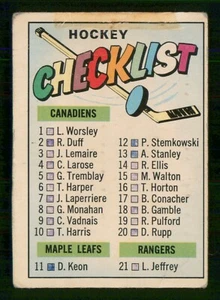LISTA DE VERIFICACIÓN MARCADA 1967-68 TOPPS 67-68 Nº 66 justo-bueno 29953 - Imagen 1 de 2