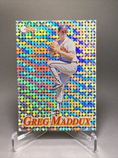 GREG MADDUX ⚾️ 1994 Pacific Silver Prisms Circle #30 | Atlanta Braves