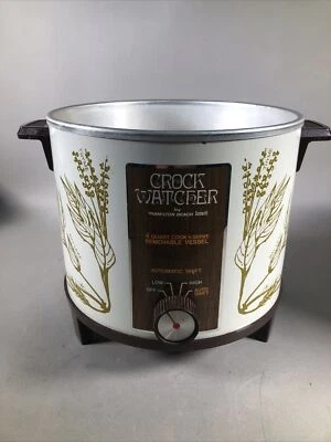 复古 Hamilton Beach 型号 415 Crock Pot Watcher 慢炖锅 4qt 底座替换件 — 第 1/4 张图片