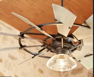 NEW Quorum 95210-86 Windmill 52" Ceiling Fan Oil Rubbed Bronze - Picture 1 of 2