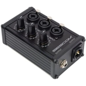 Sescom SES-3MIX 3-wejście / 1-wyjście pasywny mikser XLR - Zdjęcie 1 z 5