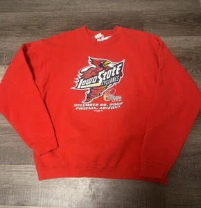 Vintage Iowa State Sweatshirt Insight.com Bowl 2000 Sz XL Cyclones Fruit Of The - Picture 1 of 4