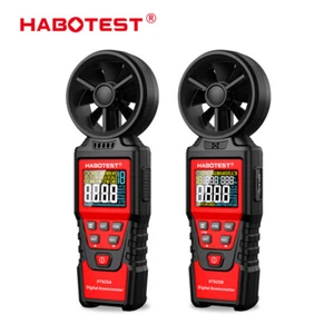 HABOTEST HT625 Digital Anemometer LCD Windgeschwindigkeitsmesser Windmessgerät - Picture 1 of 15