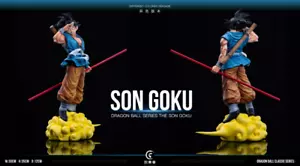 New H35cm Toyouth Studio The Earth Goku Good-bye Resin Statue Yellow Pants Ver. - Picture 1 of 3