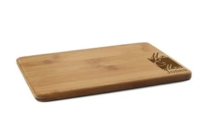 Tabla de cortar de madera de bambú grabada personalizada - Regalo de boda de pareja de compromiso - Imagen 1 de 11