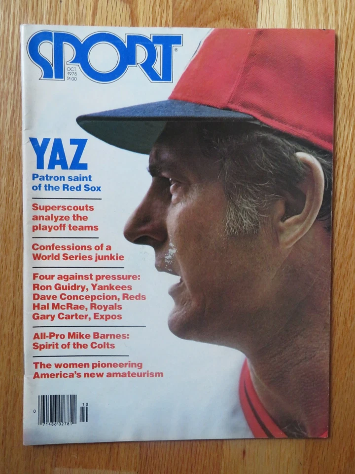 CARL YASTRZEMSKI Sport October 1978  Magazine BOSTON RED SOX No Label - Image 1 of 1