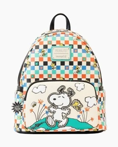 Mini Mochila Peanuts & Snoopy Sunset de Loungefly & Keychain Nueva Sellada - Imagen 1 de 17