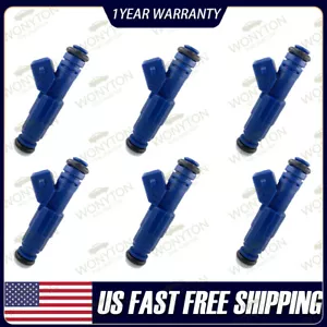 6Pcs Upgrade Bosc* EV6 Fuel Injectors For 1989-97 Buick Chevy 3.1 3.4 17109826 - Foto 1 di 8
