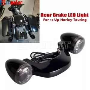 For Harley Touring Street Road Glide Bullet Rear Brake LED Turn Signal Light Bar - Picture 1 of 11