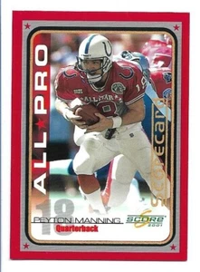 Peyton Manning 2001 Score All Pro Scorecard #222 #329/429 Indianpolis Colts - Picture 1 of 2