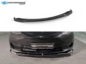 FRONTSPLITTER V.1 FÜR TESLA MODEL 3 (2017-2023) ABS GLANZ SCHWARZ - Bild 1 von 5