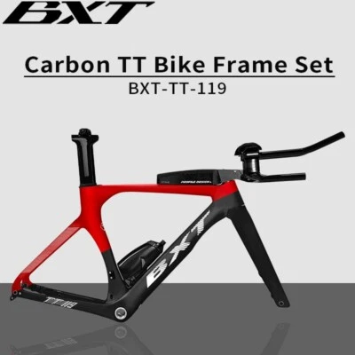 Carbon Time Trial Frame Carbon Fiber Triathlon Bike Aero Racing Bicycle Frameset - Image 1 of 4