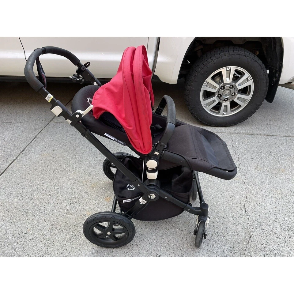 Bugaboo Cameleon 3 Stroller Set - Black & Red w/ Accessories - Excellent! - Image 1 of 4