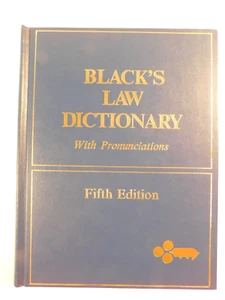 1979 BLACK'S LAW DICTIONARY With Pronunciations 5th Edition Hardcover - Picture 1 of 10