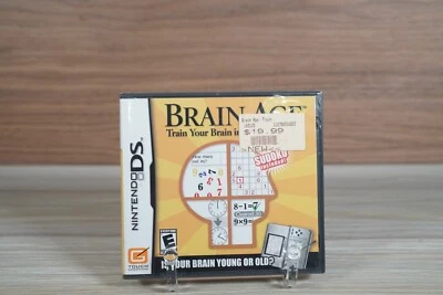 Brain Age: Train Your Brain in Minutes a Day (Nintendo DS, 2006) Factory Sealed - Image 1 of 4
