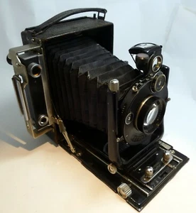 Zeiss Contessa Adoro Nettel Folding camera w/ Carl Jena 15cm f4.5 Lens souped-up - Picture 1 of 15