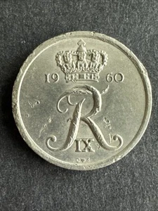 Denmark 1960 - 10 Øre Coin - King Frederik IX - Picture 1 of 2