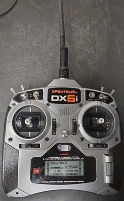 Transmisor RC Spektrum DX6i 6 canales, 2,4 GHz con memoria modelo 10 Foto 1 de 4