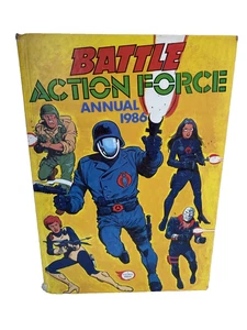 Battle Action Force Annual 1986 Fleetway UK Comics Unclipped Vintage Book - Imagen 1 de 24