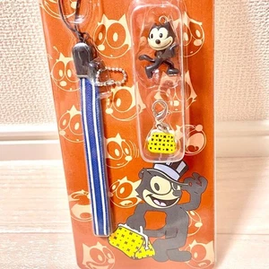 Felix The Cat figure strap key chain rare retro mascot Japan hobby m654 - Picture 1 of 6