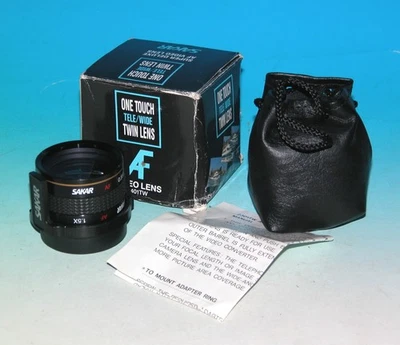 Sakar One Touch Tele/Wide Twin Lens For AF Video Cameras 2401TW (Japan) - Image 1 of 4