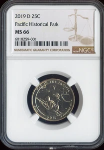 2019-D War in the Pacific Quarter NGC MS66 Holiday Sale 🎁 - Bild 1 von 2