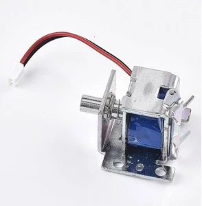 6 Pcs Retractable Push Pull Solenoid Electromagnet Electric Magnet Valve DC 5-12 - Picture 1 of 6