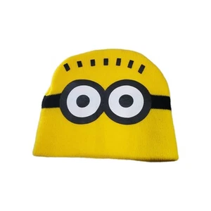 Despicable Me Minions Yellow Hat Beanie Yellow Knit Hat one size fits Most - Picture 1 of 9