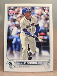 2022 Topps UK Edition - Julio Rodriguez - #44 Base Rookie - Seattle Mariners - Bild 1 von 2