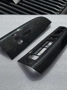 99-02 GMC Sierra Silverado Tahoe Suburban Escalade Carbon Window Trim Bezel - Picture 1 of 5